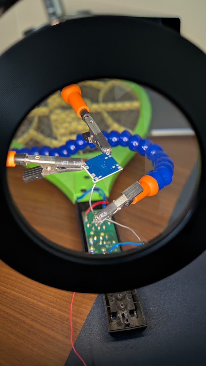testing on breadboard