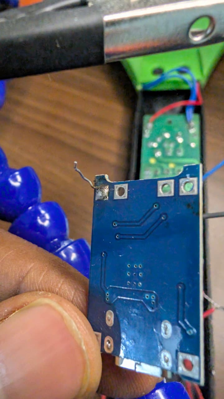 testing on breadboard